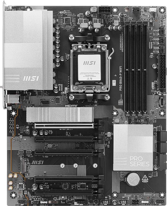 Produktbild MSI PRO B840-P WIFI (AM5, AMD B840, ATX)