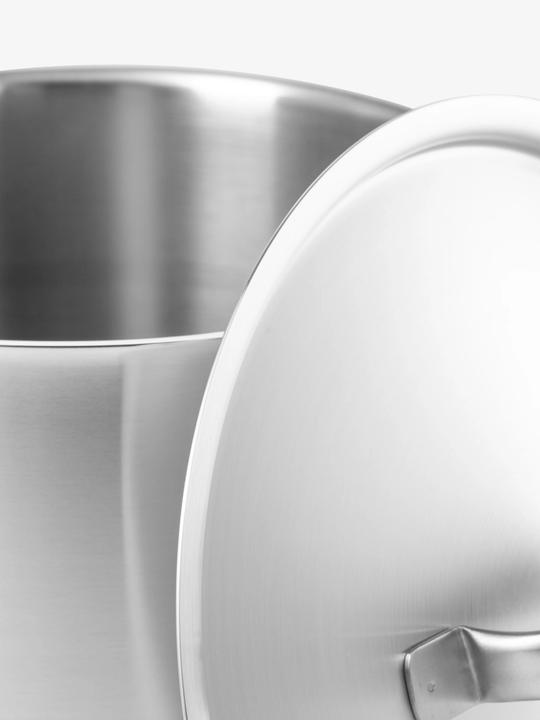 Produktbild WMF Kochtopf Gemüse- Suppentopf Induktion 24cm hoch 8,8l Gourmet Plus Edelstahl (24 cm, Kochtopf, Edelstahl)