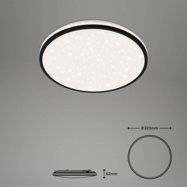 Produktbild Briloner B smart WiFi + Bluetooth CCT-LED Deckenleuchte mit Backlighteffekt (2500 lm)