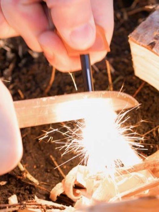 Actual product image Light my Fire FireKnife rusty orange refill