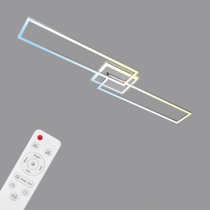 Produktbild Briloner B smart WiFi + Bluetooth CCT LED Wand- und Deckenleuchte mit Mittellicht (5200 lm)