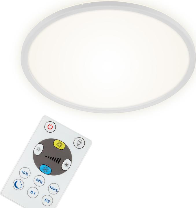 Actual product image Briloner Ultra flat CCT LED panel, white, 1xLED/22W (3000 lm)