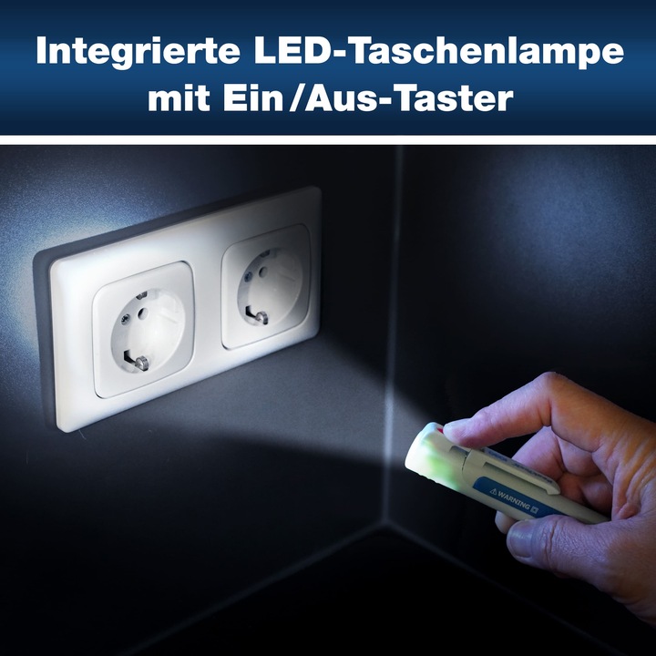 Image du produit Peaktech P 1030 Testeur de tension AC sans contact (CAT III 1000V)