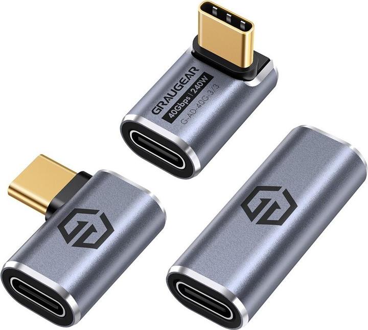 Image du produit Graugear Adaptateur USB-C aluminium (240 W)