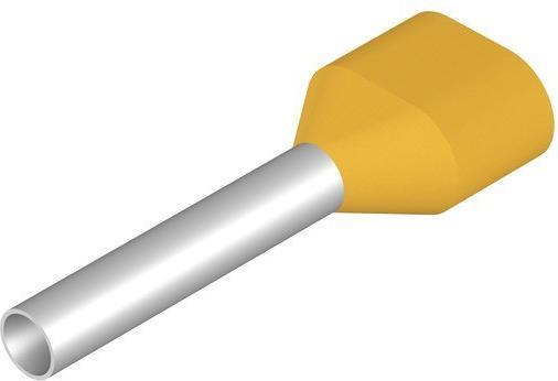 Actual product image Weidmüller ZW wire end ferrule 1qmm 12mm insulated PP ge Cu 9037270000