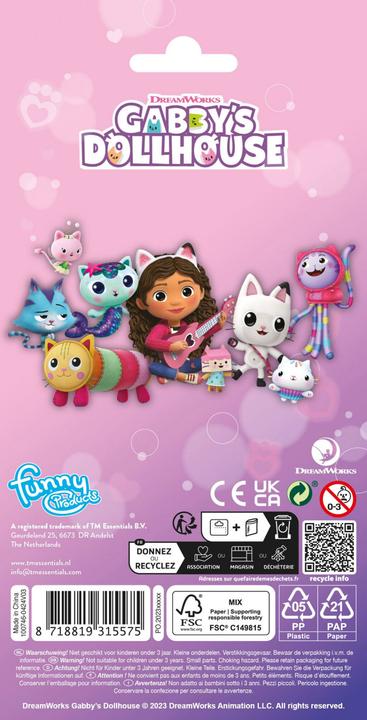 Immagine prodotto Gabby's Dollhouse Gli adesivi glitterati della casa delle bambole di Gabby