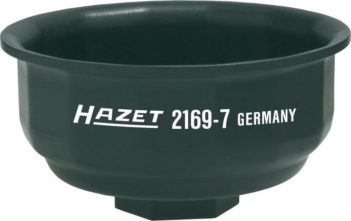 Produktbild HAZET Ölfilter-Schlüssel 2169-7 ∙ Vierkant12,5 mm (1/2 Zoll) ∙ Aussen 14-kant Profil ∙ 76 mm