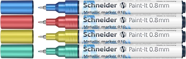 Nährwerte und Zutaten Schneider Metallicmarker Paint-It 010 0,8mm 4er Grundfarben (4x)