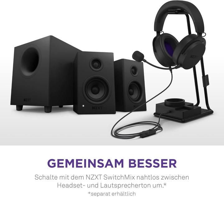 Produktbild NZXT Speakers 3" Black V2 EU Power cord AP-SPKB2-EU retail