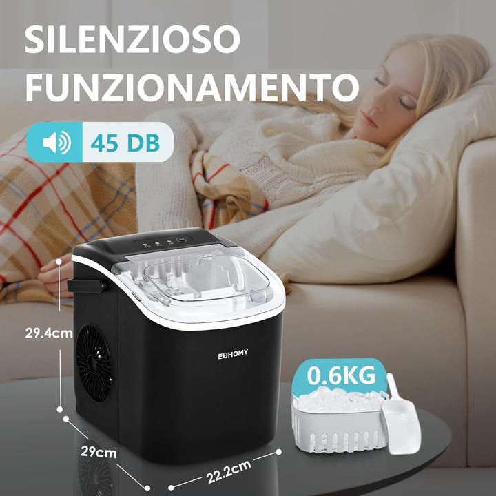 Actual product image Euhomy Eiswürfelmaschine