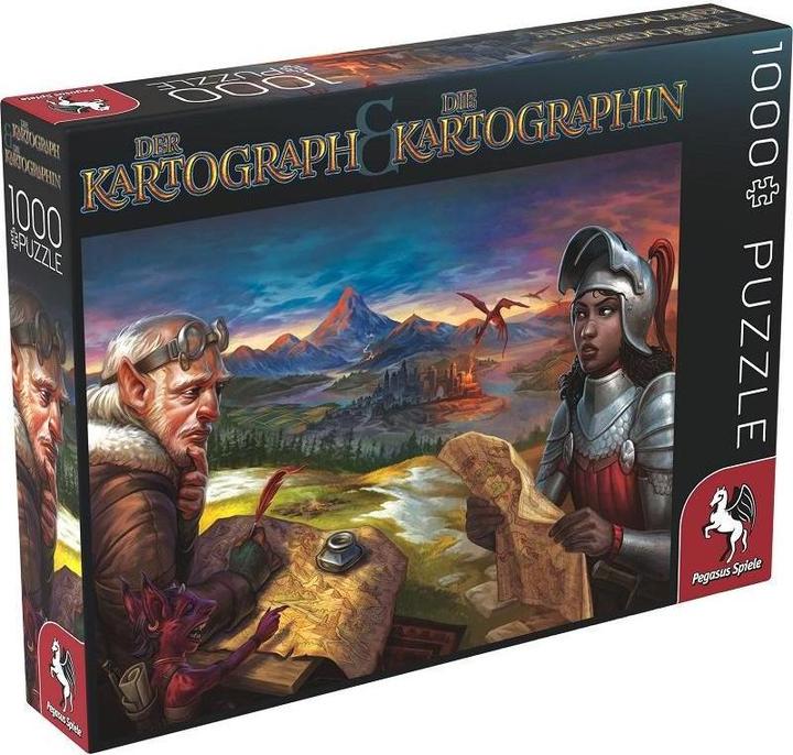 Actual product image Pegasus 76009G - Puzzle motif cartographer, 1000 piece puzzle (German edition) (1000 pieces)