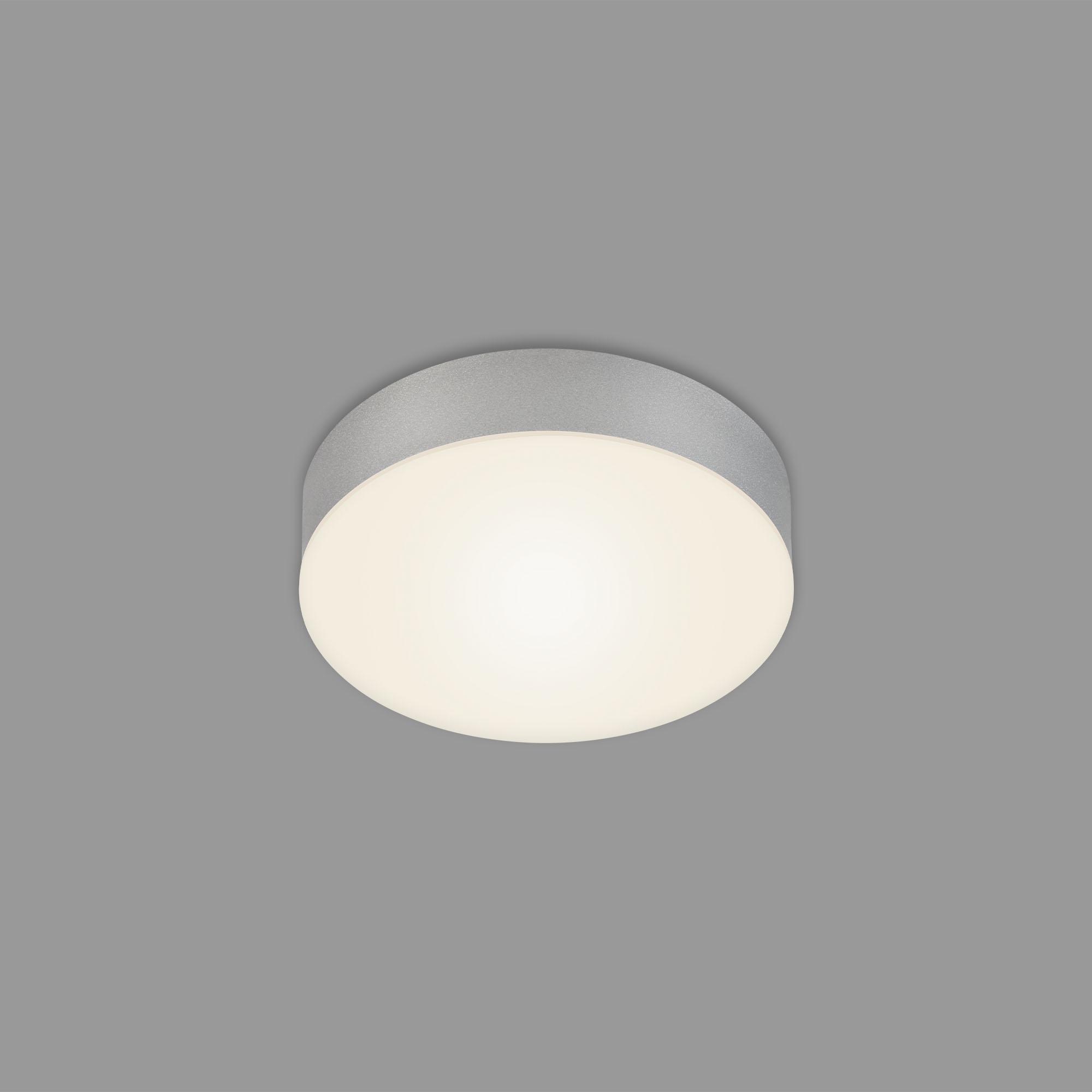 Thumbnail - Briloner, Wandleuchte + Deckenleuchte, Rahmenlose LED Aufbauleuchte, silberfarbig, 1xLED-Platine/11W (1000 lm)