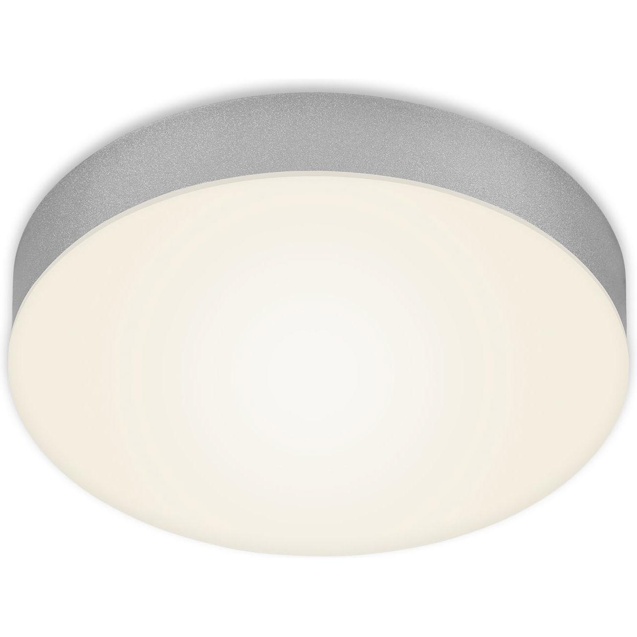 Briloner, Wandleuchte + Deckenleuchte, Rahmenlose LED Aufbauleuchte, silberfarbig, 1xLED-Platine/16W (1600 lm)