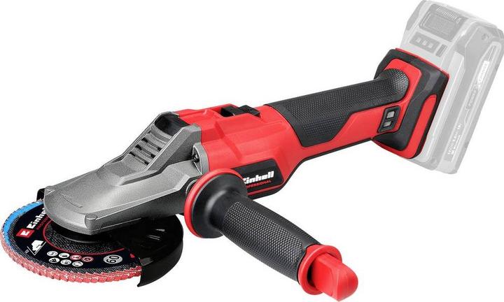 Einhell Set bestehend aus Akku-Winkelschleifer TP-AG 18/125 F Li BL - Solo und Systemkoffer E-Case S-F (125 mm)