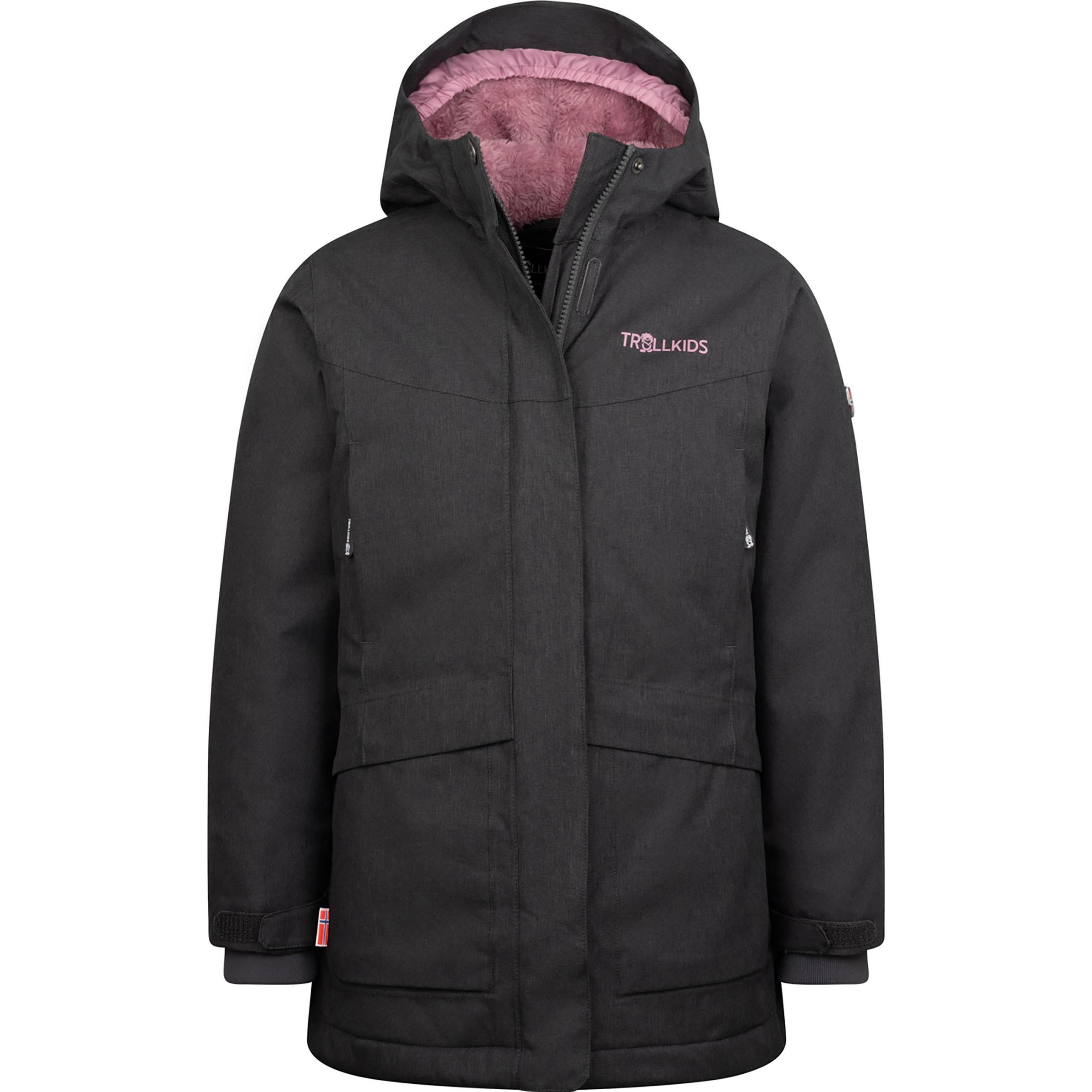 Trollkids, Mädchen, Jacke, Girl's Oslo Coat Pro (176), Grau, 176