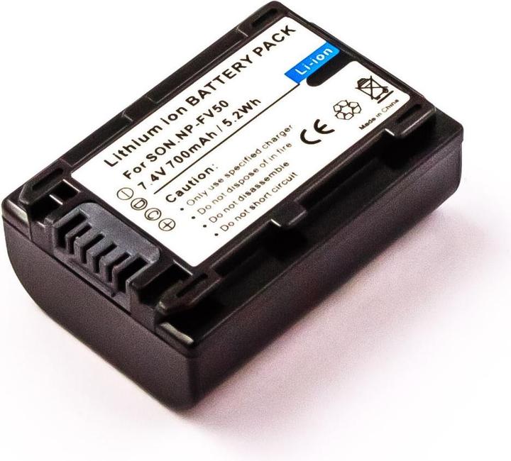 Produktbild AGI Akku kompatibel mit Sony HDR-CX130E - Akku - 650 mAh (Akku)