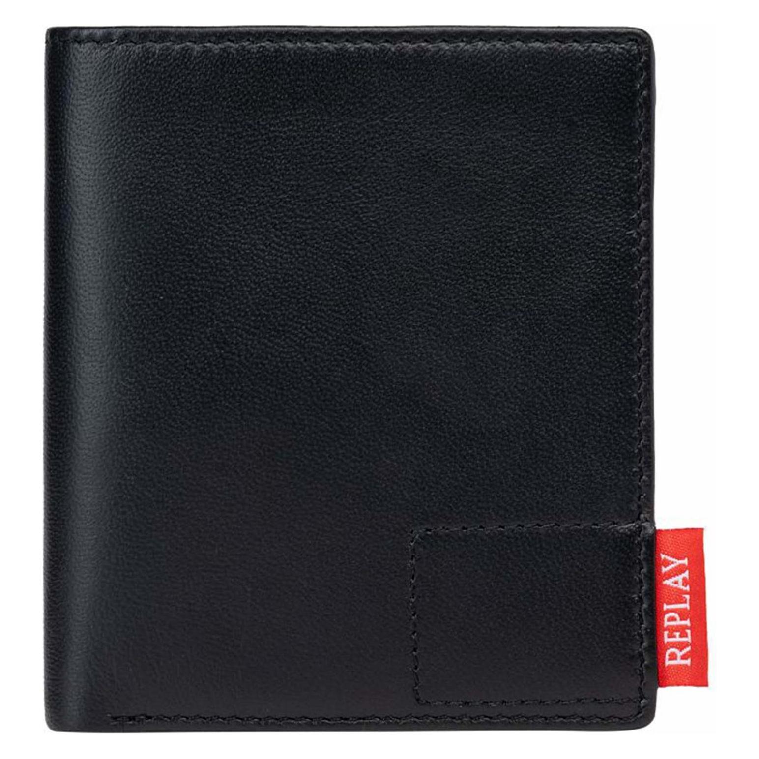 Replay, Herren, Portemonnaie, Credit Card Etui, Schwarz