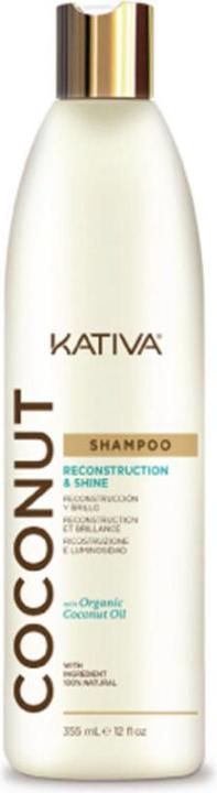 Actual product image Kativa Coconut Shampoo 355ml (Liquid shampoo, 355 ml)