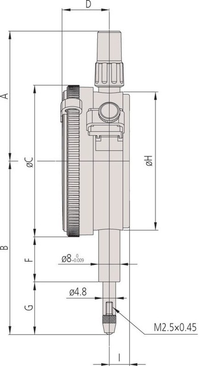 Immagine prodotto Mitutoyo Comparatore 2119AB-10 (0.50 cm)