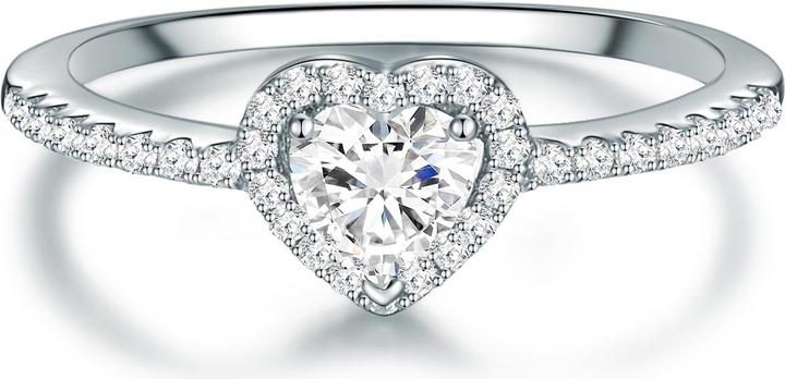 Immagine prodotto Trilani Cuore da donna in argento sterling con zirconia cubica - 11978 (63, 925 Argento)