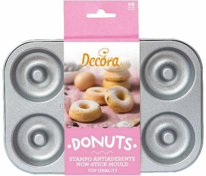 Produktbild Decora Donut-Backform 6 Mulden (18 cm)