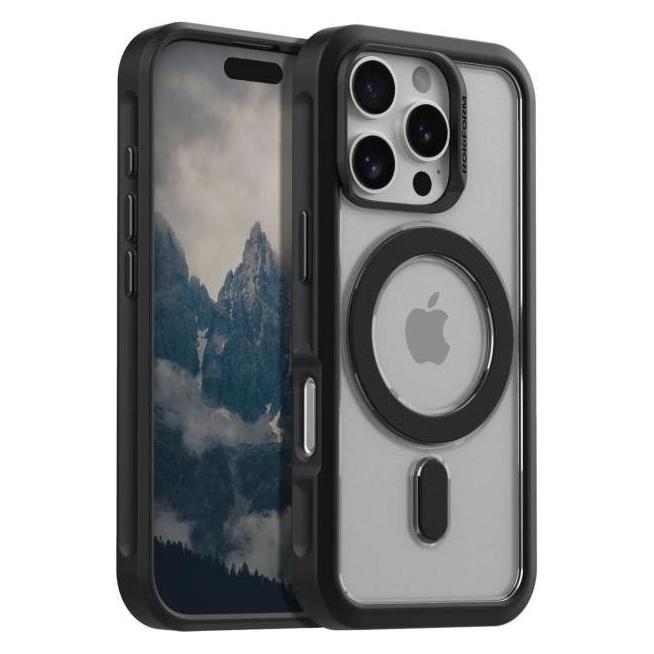 Rokform Slim Magnetic Case, For IPhone 16 Pro, Black (Apple IPhone 16 Pro), Smartphonehoes, Zwart