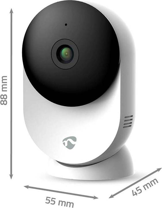 Actual product image Nedis SmartLife indoor camera | Wi-Fi | 3MP Full HD 1296p | Cloud storage (optional) / microSD (not en