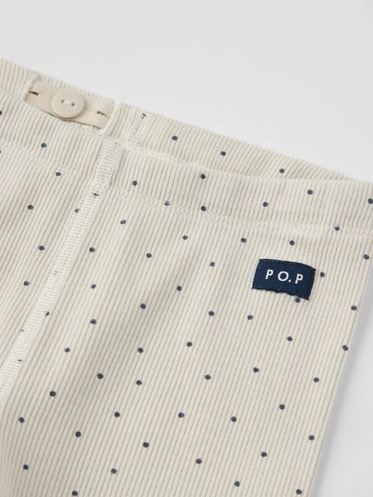 Produktbild PO.P Gerippte Babyhose mit Punkten (80)