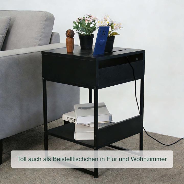 Produktbild Relaxdays Nachttisch (40 x 30 x 40 cm)