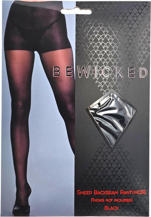 Produktbild Be Wicked Walk Right Out Strumpfhose mit Naht (S, M, L)