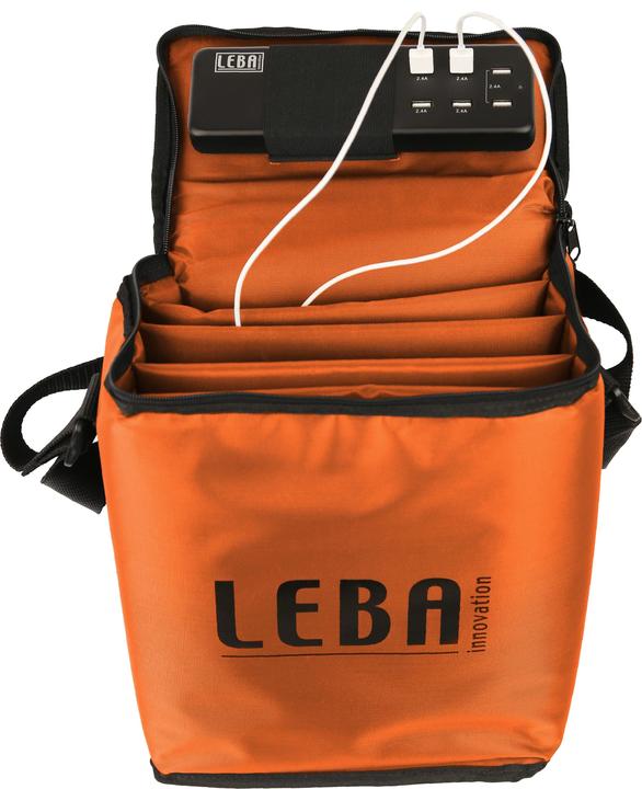 Produktbild Leba Notebag Orange, for 5 tabl/USB