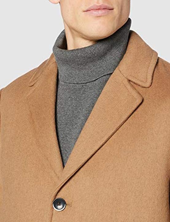 Image du produit Sisley Herenjas camel, effen kleur, ongevoerd, brede lappen, maxi-wereldzakken