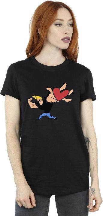 Produktbild Johnny Bravo Heart Present TShirt (XXL)