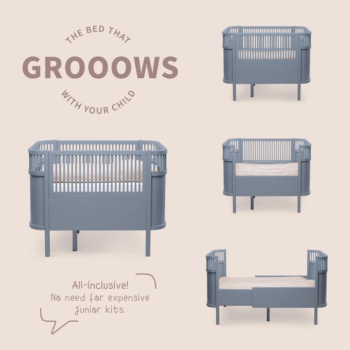 Produktbild Sebra Bett Baby & Junior Meeres (70 x 110 cm)