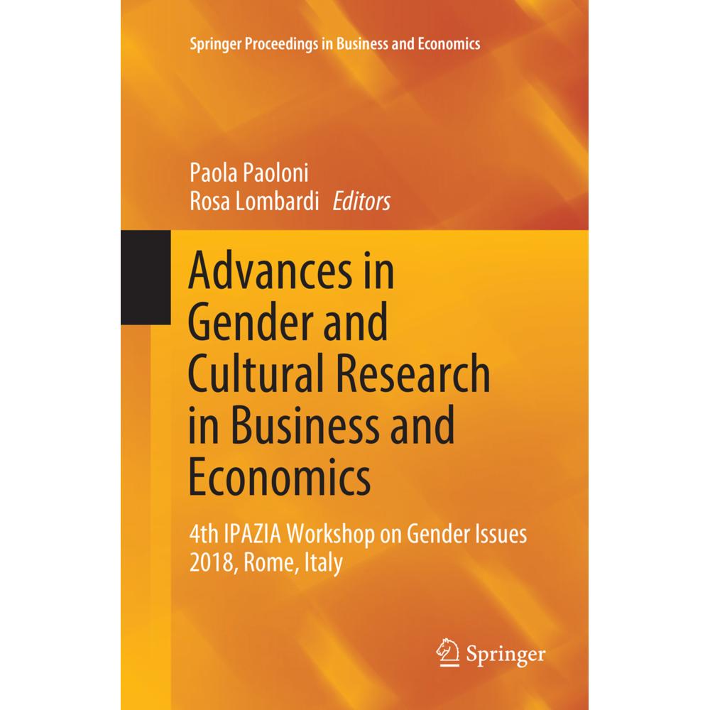 Advances in Gender and Cultural Research in Business and Economics, Fachbücher von Paola Paoloni, Rosa Lombardi