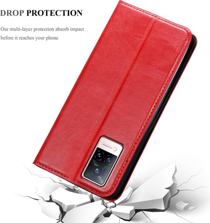 Productafbeelding Cadorabo Boek Invis. Magnetisch deksel (Vivo V21)