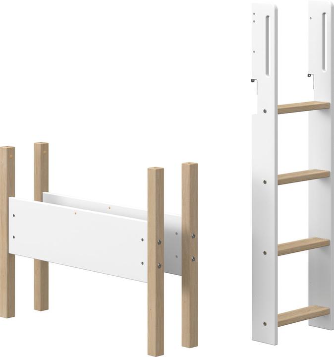 Flexa Gerade Leiter und Pfosten Nor für mittelhohes Bett