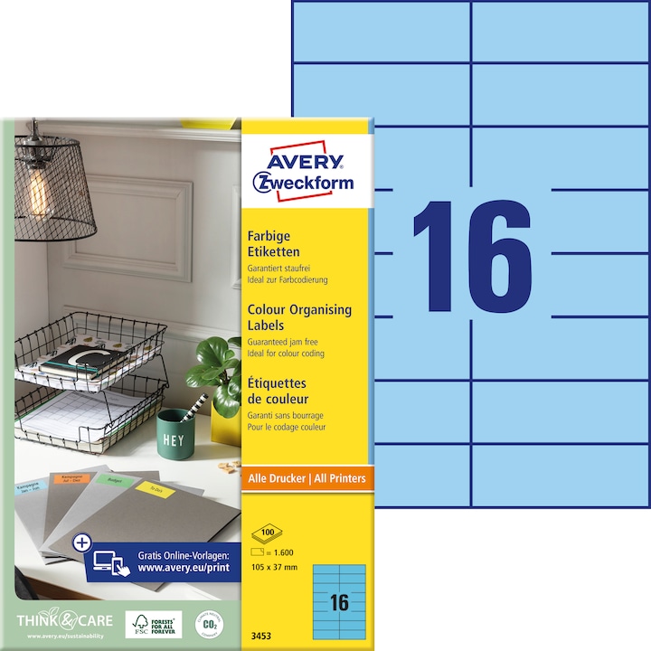 Avery Etichette organizzative