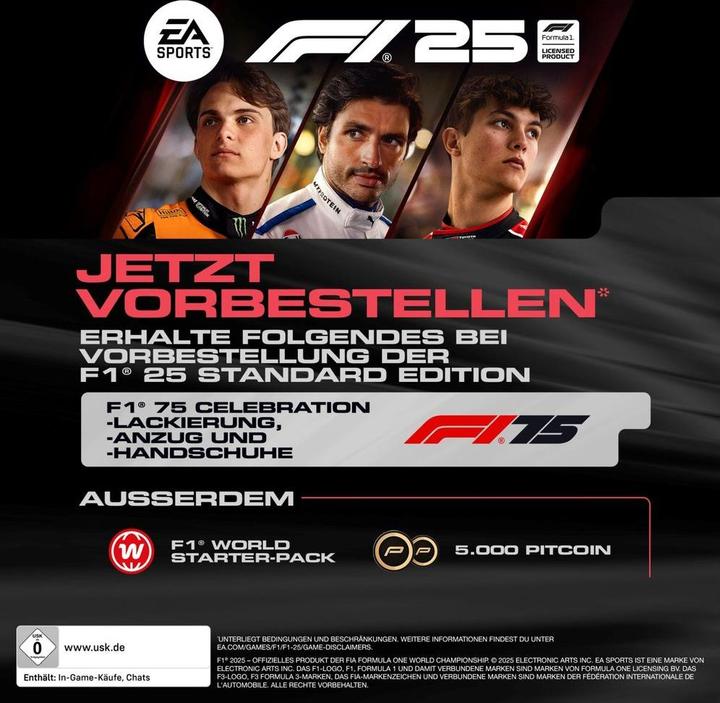 Actual product image EA Games F1 25 (PS5, Multilingual)