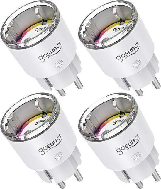 Actual product image Gosund EP2 WiFi smart socket, 4 pieces (four-pack) 10A Tuya