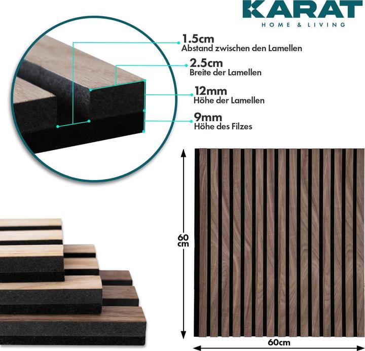 Produktbild Karat Akustikpaneele (60 x 60 cm)