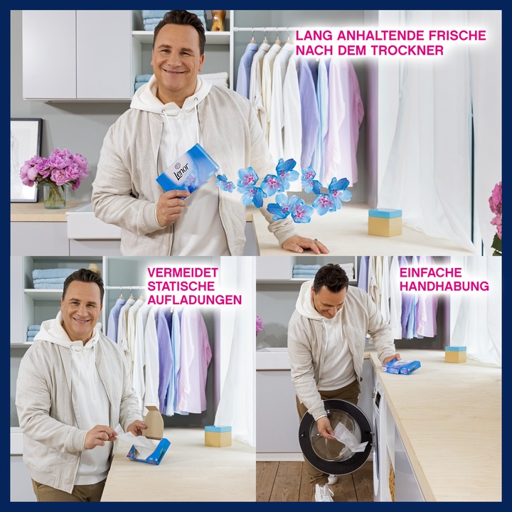 Produktbild Lenor Trocknertücher Aprilfrisch (34 Waschgänge, Tücher)