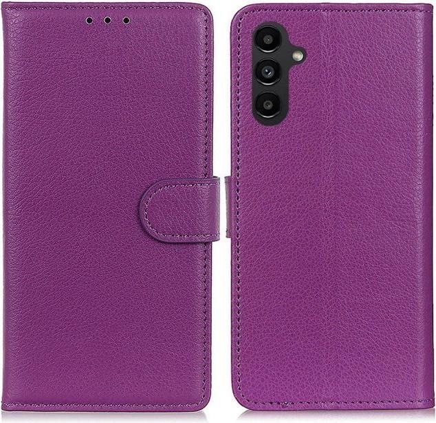 Produktbild MU Classic Litchi Leder Bookcover Series (Samsung Galaxy A14 5G, Samsung Galaxy A14)