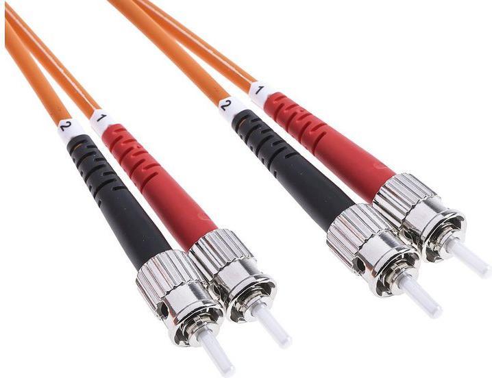 Produktbild RS PRO LWL Patchkabel DX 5m ST/ST 62,5/125µm (0.22 m)