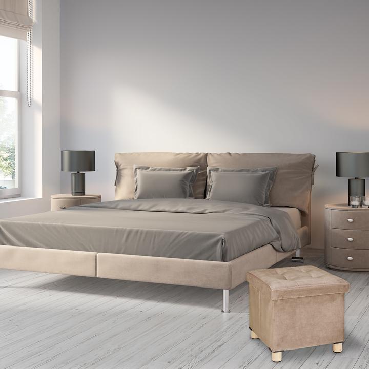 Produktbild Relaxdays Samthocker