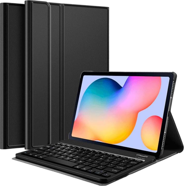 Produktbild Just in Case Samsung Galaxy Tab S6 Lite Premium Toetsenbord Hoes Zwart QWERTY (Eng. Int., Galaxy Tab S6 Lite)