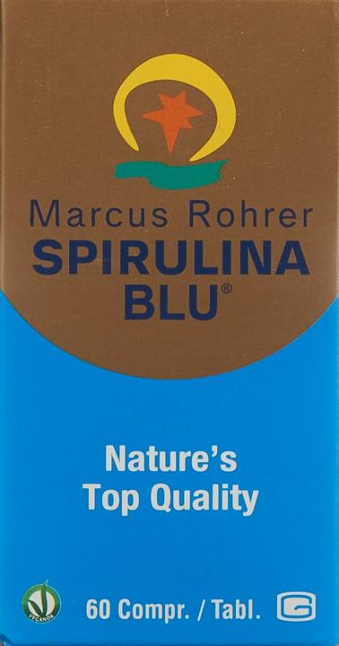Produktbild Marcus Rohrer Spirulina BLU Tabl Glasfl 60 Stk (60 Stück, Tabletten, 168 g)