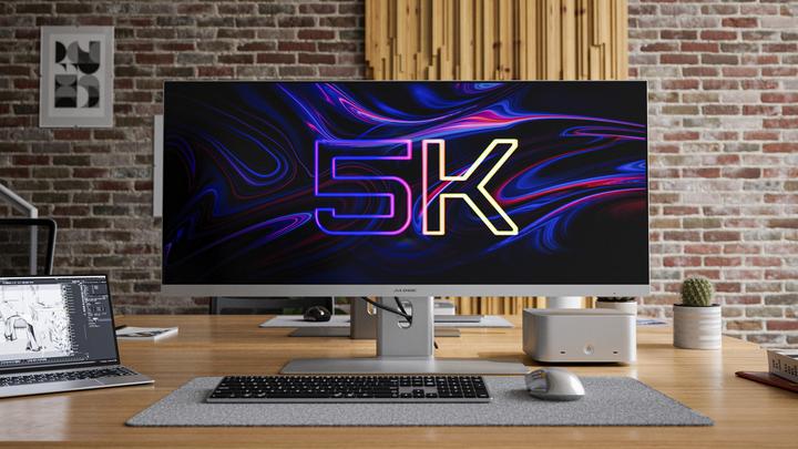 Actual product image Alogic Edge Ultrawide 40 Zoll 5K Monitor 21:9 Silver (5120 x 2160 pixels, 40")