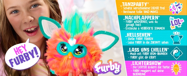 Actual product image Furby interactive toy (22.86 cm)