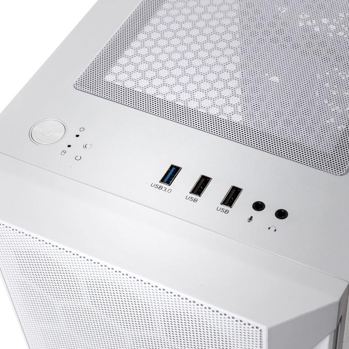 Actual product image Silverstone Fara H1M Pro Micro-ATX case, tempered glass (mATX)